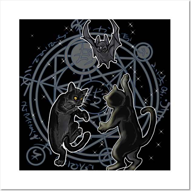 Witch Boys: Pet Dance Wall Art by JoeBoy101